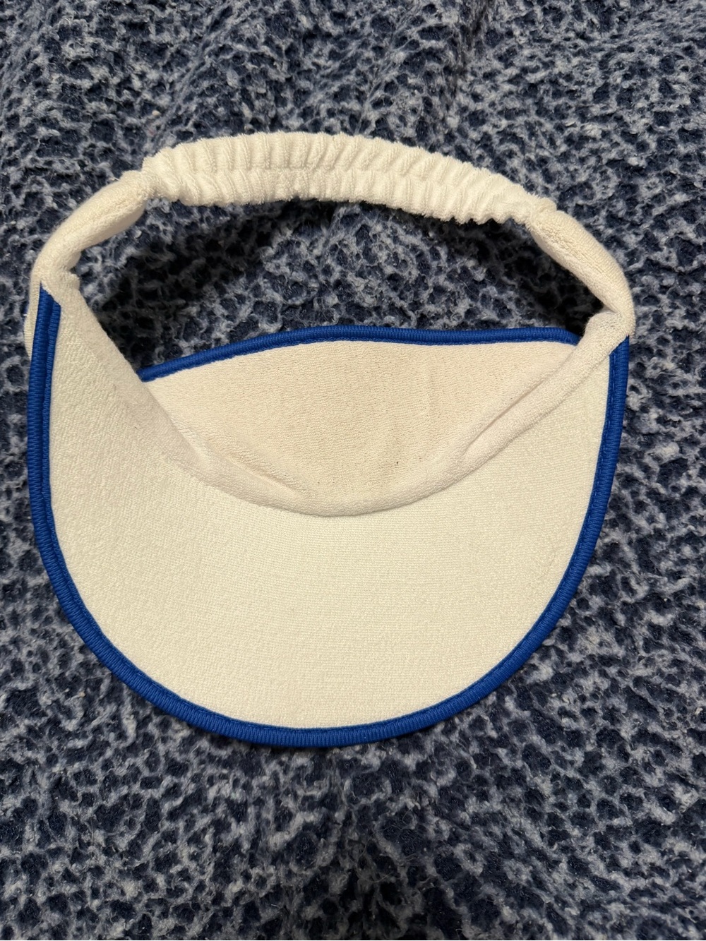 Vintage Walt Disney World White & Royal Blue Visor - Picture 2 of 2